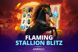 Flaming Stallion Blitz - POCKETSLOT777